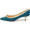 Christian Louboutin Pre-Owned - Pumps in pelle con tacco 50mm - Donna - pelle/pelle/pelle scamosciata/pelle/gomma - 38 - Blu