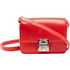 Givenchy Pre-Owned - Borsa a tracolla in pelle - Donna - pelle/tessuto - Taglia unica - Rosso