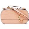Chloé Pre-Owned - Borsa a tracolla mini C in pelle goffrata mini 2020 - Donna - pelle goffrata con effetto coccodrillo - Taglia unica - Rosa