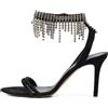 Isabel Marant Vintage - Sandali con tacco e cristalli 110mm - Donna - pelle/pelle scamosciata/pelle - 38 - Nero