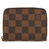 Louis Vuitton Pre-Owned - Portafoglio Damier Ebène Zippy 2017 - unisex - PVC/pelle - Taglia unica - Marrone
