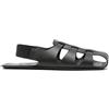 Alaïa Pre-Owned - Sandali a gabbia - Donna - pelle di vitello/pelle di vitello - 41 - Nero