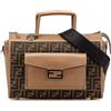 Fendi Pre-Owned - Borsa a tracolla Soft Trunk in tela con motivo Zucca 2000-2010 - unisex - tela/pelle di vitello - Taglia unica - Marrone