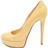 Christian Louboutin Pre-Owned - Pumps in pelle con tacco 135mm - Donna - pelle/pelle lucida/gomma/pelle - 38.5 - Toni neutri