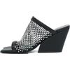 Stella McCartney Pre-Owned - Mules con cristalli 100mm 2024 - Donna - pelle sintetica/pelle sintetica/rete (mesh)/pelle - 35 - Nero