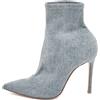 Gianvito Rossi - Stivali a punta Pre-owned 100mm - Donna - tessuto/pelle di vitello/pelle di vitello/Denim - 36.5 - Blu