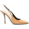 Gucci Pre-Owned - Pumps Signoria con cinturino posteriore 115mm - Donna - pelle di vitello/pelle di vitello/pelle verniciata - 40 - Marrone
