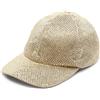 Prada Pre-Owned - Cappello da baseball con logo a triangolo anni 2020 - Donna - viscosa/seta/cotone - Taglia unica - Oro