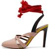 Malone Souliers - x Roksanda Pumps con nodo 100mm 2024 - Donna - pelle/pelle di vitello/pelle di vitello - 38.5 - Toni neutri