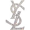 Saint Laurent Pre-Owned - Spilla con cristalli 1990-2000 - Donna - placcatura in argento/pietre sintetiche - Taglia unica