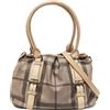 Burberry Pre-Owned - Borsa tote a quadri - Donna - pelle/PVC - Taglia unica - Toni neutri