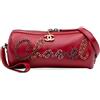 CHANEL Pre-Owned - Borsa a tracolla Bowling Bag 20s in pelle di vitello con catena 2019 - Donna - pelle di vitello - Taglia unica - Rosso