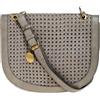 Stella McCartney Pre-Owned - Borsa a tracolla Alexa in pelle con battente - Donna - pelle sintetica/pelle sintetica - Taglia unica - Grigio
