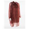 Saint Laurent Pre-Owned - Abito con nodo - Donna - Silk - 42 - Rosso
