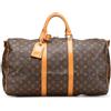Louis Vuitton Pre-Owned - Borsa da viaggio Keepall Bandouliere 50 in tela con monogramma 1984 - unisex - tela/pelle - Taglia unica - Marrone