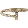 Cartier - Anello Juste Un Clou piccolo in oro giallo 18 carati con diamanti anni '70 - Donna - oro giallo 18kt - Taglia unica