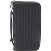 Bottega Veneta Pre-Owned - Portafoglio Intrecciato con zip anni 2010 - Uomo - pelle di vitello - Taglia unica - BLACK