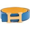 Hermès Pre-Owned - Cintura Constance bicolore 1996 - Donna - pelle - 80 - Blu