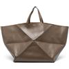 Loewe Pre-Owned - Borsa tote XL Puzzle Fold - Donna - pelle scamosciata di vitello/pelle di vitello - Taglia unica - Marrone
