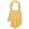 Hermès Pre-Owned - Ciondolo a lucchetto Année Mediterranee 2002 - unisex - placcatura in oro - Taglia unica - Giallo