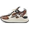 Burberry Pre-Owned - Sneakers a quadri - Uomo - pelle/tela/gomma/pelle - 38 - Marrone