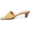 Bottega Veneta Pre-Owned - Sandali in pelle 50mm - Donna - pelle di vitello/pelle di vitello/pelle di vitello - 38.5 - Oro