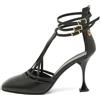 CHANEL Pre-Owned - Pumps in pelle - Donna - pelle di vitello/pelle di vitello/pelle di vitello - 40 - Nero