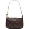 Louis Vuitton Pre-Owned - Borsa a mano mini Pochette Accessoires con monogramma 2020 - Donna - tela - Taglia unica - Marrone
