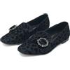 Dolce & Gabbana Pre-Owned - Mocassini in pelle - Donna - tessuto/pelle/pelle - 38 - Nero