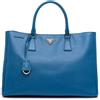 Prada Pre-Owned - Borsa tote Lux Galleria media in pelle Saffiano 2000-2025 - Donna - pelle - Taglia unica - Blu