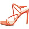 Gianvito Rossi - Sandali Manilla con cinturini 100mm - Donna - pelle/pelle/pelle - 36 - Rosso