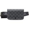 Louis Vuitton Pre-Owned - Marsupio Pochette Homme Ceinture in tela Damier Graphite 2011 - unisex - tela - Taglia unica - Nero