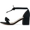 Alexandre Birman - Sandali con tacco e fiocco - Donna - pelle/pelle/pelle scamosciata - 37 - Nero