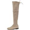 Stuart Weitzman - Stivali sopra il ginocchio Lowland in pelle scamosciata Pre-owned - Donna - pelle/gomma/pelle scamosciata - 38 - Toni neutri