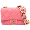CHANEL Pre-Owned - Borsa a spalla matelassé 2021 - Donna - pelle di vitello - Taglia unica - Rosa