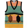 Prada Pre-Owned - Gilet con motivo geometrico - Donna - cashmere - 38 - Verde