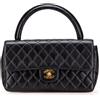 CHANEL Pre-Owned - Borsa a mano Kelly media in pelle di agnello con battente 1991-1994 - Donna - pelle di agnello - Taglia unica - Nero