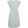 Emporio Armani Pre-Owned - Abito svasato con maniche ad aletta - Donna - poliestere/elastam/viscosa - M - Grigio