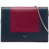 Celine Pre-Owned - Borsa a tracolla Frame in pelle con catena 2017 - Donna - pelle di vitello - Taglia unica - Rosso