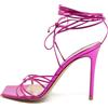 Gianvito Rossi - Sandali con tacco 75mm - Donna - pelle/pelle/pelle - 41 - Rosa