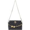CHANEL Pre-Owned - Borsa a spalla Leo in pelle di agnello trapuntata 2021-2025 - Donna - pelle di agnello - Taglia unica - Nero