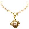 CHANEL Pre-Owned - Collana placcata oro con perle sintetiche 1980-1990 - Donna - placcatura in oro/Other - Taglia unica