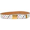 Louis Vuitton Pre-Owned - Cintura con monogramma 2003 - Donna - PVC/pelle - Taglia unica - Bianco