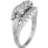 LB Exclusive - Anello in oro bianco 14 carati con diamanti - Donna - oro bianco 14kt/diamanti - Taglia unica - Argento