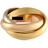 Cartier - Anello Trinity in oro giallo 18 carati - Donna - Oro tricolore 18 carati - Taglia unica