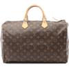 Louis Vuitton Pre-Owned - Valigia Speedy 40 con monogramma 2003 - Donna - PVC/pelle di vitello/tela - Taglia unica - Marrone