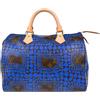 Louis Vuitton Pre-Owned - x Yayoi Kusama Borsa a mano Town Speedy 30 2012 - unisex - PVC/pelle - Taglia unica - Blu
