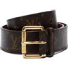 Louis Vuitton Pre-Owned - Cintura con monogramma 2012 - unisex - PVC - Taglia unica - Marrone