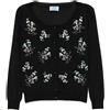 Prada Pre-Owned - Cardigan con paillettes - Donna - seta/lana vergine - 38 - Nero