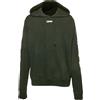 Off-White Pre-Owned - Felpa in cotone con stampa e cappuccio - Uomo - cotone - XL - Verde